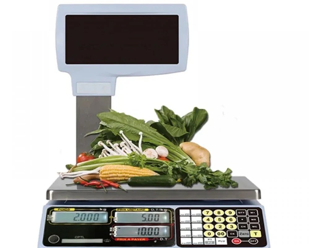 Cantar comercial CPTL, 15 Kg, cu display client, verificat metrologic - imagine 2