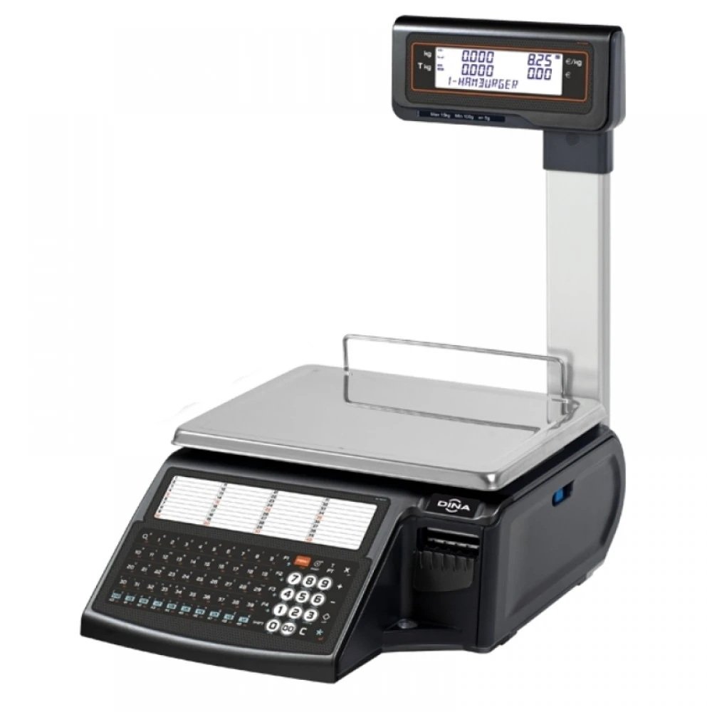 Cantar cu etichetare DINA D545T 15B, 15Kg,cu picior verificat metrologic