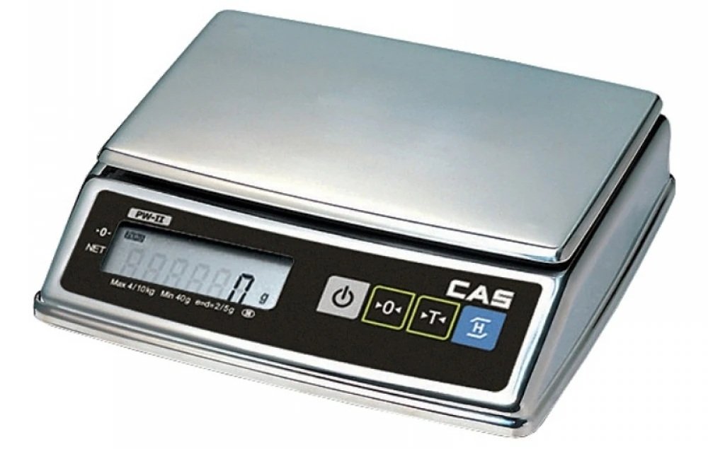 Cantar de verificare cu numarare CAS PWII 5Kg cu verificare metrologica, carcasa INOX - imagine 3