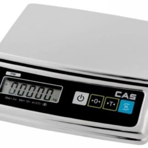 Cantar de verificare cu numarare CAS PWII 5Kg cu verificare metrologica, carcasa INOX